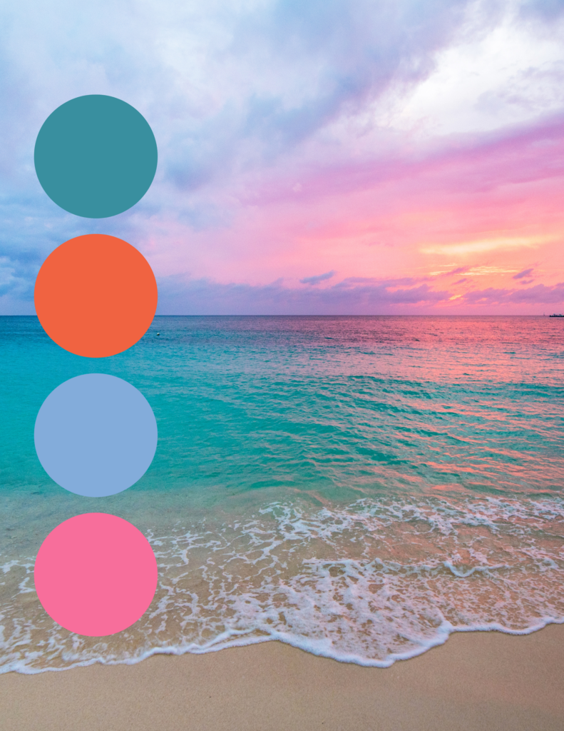 Caribbean color palette