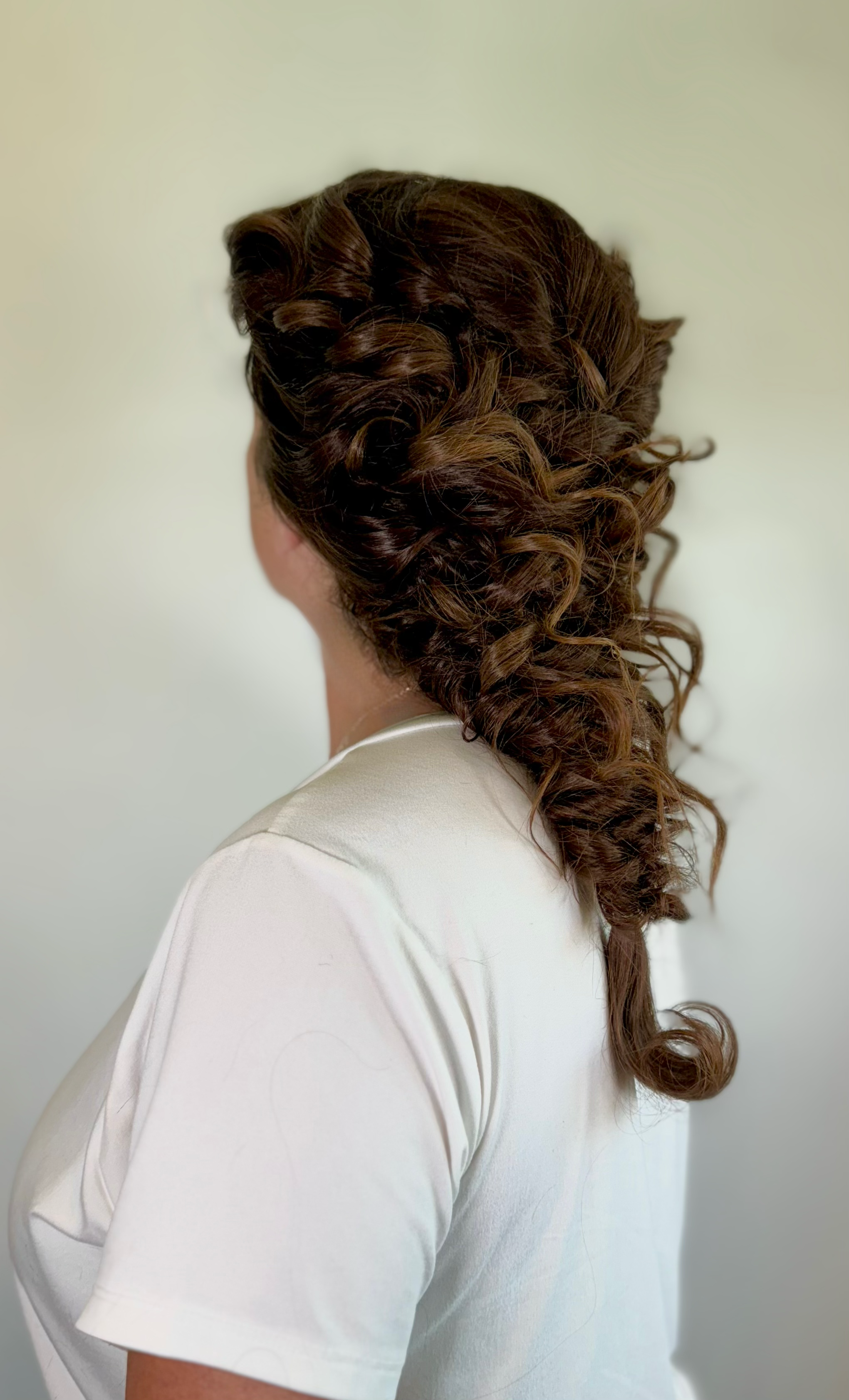 boho braid wedding