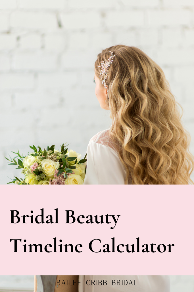 Bridal Beauty Timeline Calculator